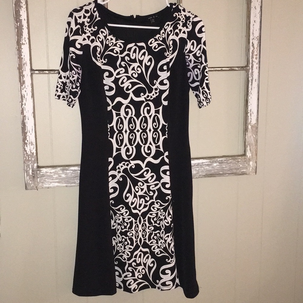 Black and White Dress